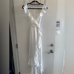 Bridal Shower dress, Show Me Your Miami - White silky